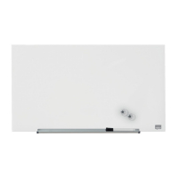 Nobo Diamond magnetisch glasbord 67,7 x 38,1 cm wit 1905175 247321