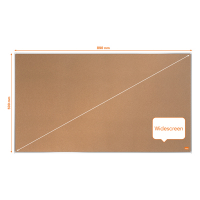 Nobo Impression Pro Widescreen prikbord kurk 89 x 50 cm 1915415 247385