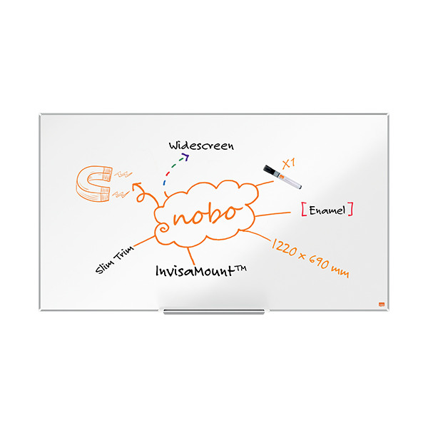Nobo Impression Pro Widescreen whiteboard magnetisch emaille 122 x 69 cm 1915250 247403 - 3