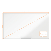 Nobo Impression Pro Widescreen whiteboard magnetisch emaille 155 x 87 cm 1915251 247404