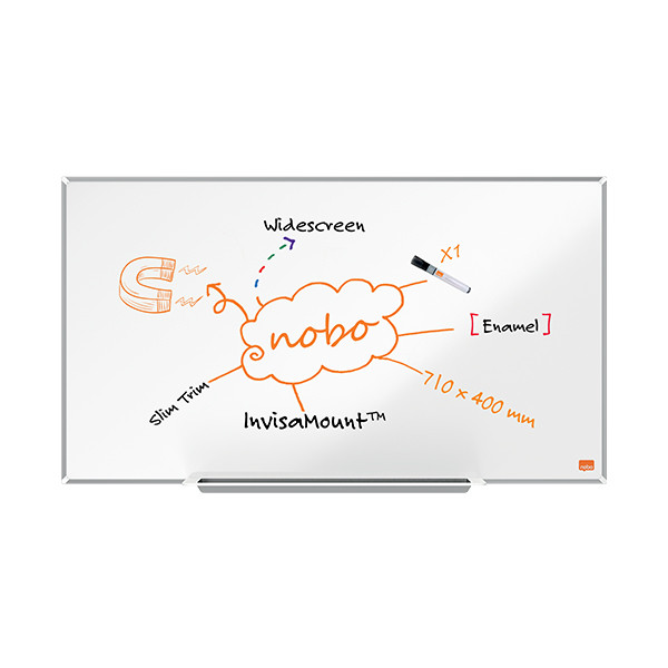 Nobo Impression Pro Widescreen whiteboard magnetisch emaille 71 x 40 cm 1915248 247401 - 4