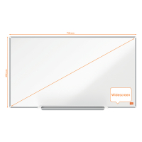 Nobo Impression Pro Widescreen whiteboard magnetisch gelakt staal 71 x 40 cm 1915253 247396