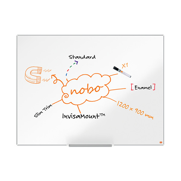 Nobo Impression Pro whiteboard magnetisch email 120 x 90 cm 1915396 247408 - 3