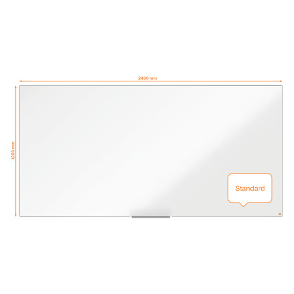 Nobo Impression Pro whiteboard magnetisch email 240 x 120 cm 1915400 247412 - 1