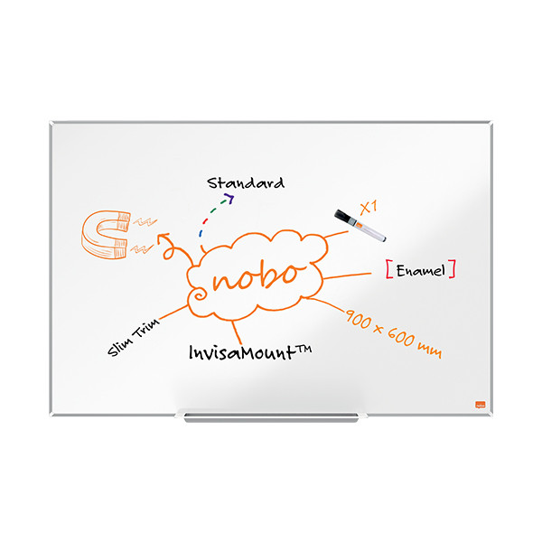 Nobo Impression Pro whiteboard magnetisch email 90 x 60 cm 1915395 247407 - 4