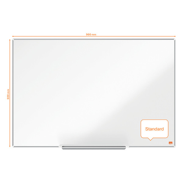 Nobo Impression Pro whiteboard magnetisch gelakt staal 90 x 60 cm 1915402 247389 - 1