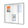 Nobo Premium Plus binnenvitrine 15 x A4 metaal 1902609 247481 - 2