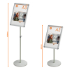 Nobo Premium Plus kliklijst met aluminium kader en standaard A3 1902384 247381 - 3