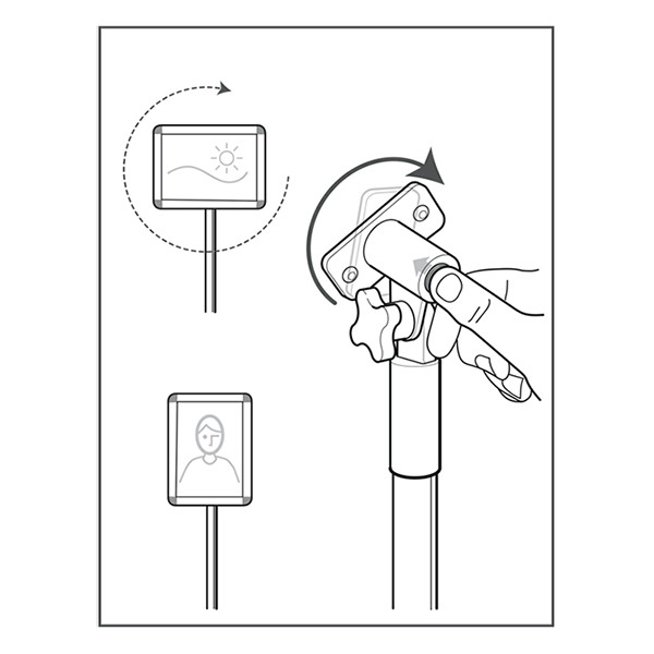Nobo Premium Plus kliklijst met aluminium kader en standaard A4 1902383 247380 - 6