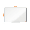Nobo Premium Plus whiteboard magnetisch gelakt staal 90 x 60 cm 1915155 247555 - 2