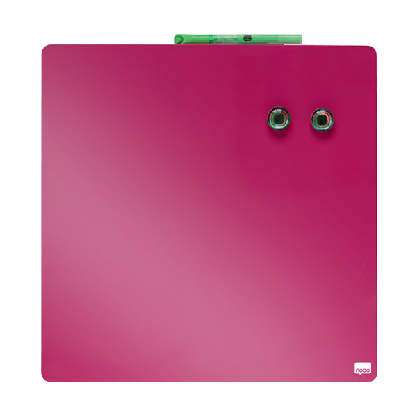 Nobo Quartet magnetisch whiteboard 36 x 36 cm roze 1903803 208160 - 1