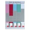 Nobo T-kaart planningset weekplanner (5 panelen, 24 sleuven) 247017 - 1