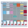 Nobo T-kaart planningset weekplanner (8 panelen, 24 sleuven)