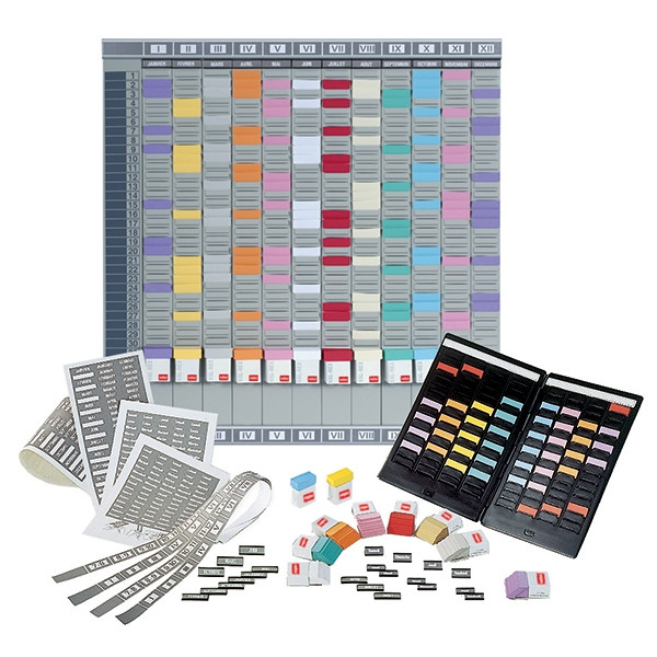 Nobo T-kaart professionele planningset (12 panelen, 32 sleuven) 2920080 247018 - 1