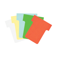 Nobo T-kaarten assortiment maat 1,5 (5 kleuren)