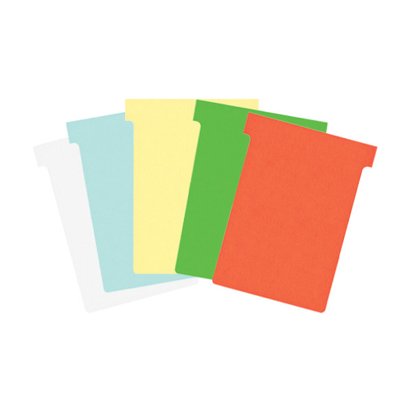 Nobo T-kaarten assortiment maat 3 (5 kleuren)  247504 - 1