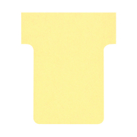Nobo T-kaarten geel maat 1,5 (100 stuks) 2001504 247031