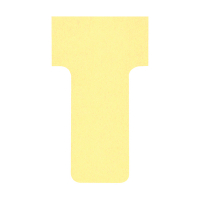 Nobo T-kaarten geel maat 1 (100 stuks) 2001004 247024