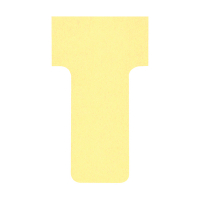 Nobo T-kaarten geel maat 1 (100 stuks) 2001004 247024