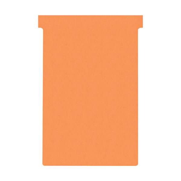 Nobo T-kaarten oranje maat 4 (100 stuks) 2004009 247065 - 1