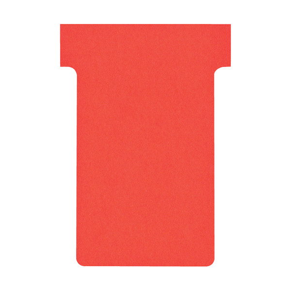 Nobo T-kaarten rood maat 2 (100 stuks) 2002003 247040 - 1