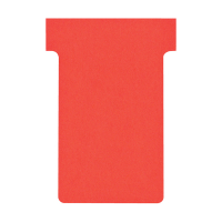 Nobo T-kaarten rood maat 2 (100 stuks) 2002003 247040