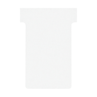 Nobo T-kaarten wit maat 2 (100 stuks) 2002002 247039