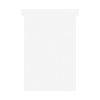 Nobo T-kaarten wit maat 4 (100 stuks) 247059 - 1