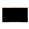 Nobo Widescreen magnetisch glasbord 126 x 71,1 cm zwart 1905181 247328 - 2