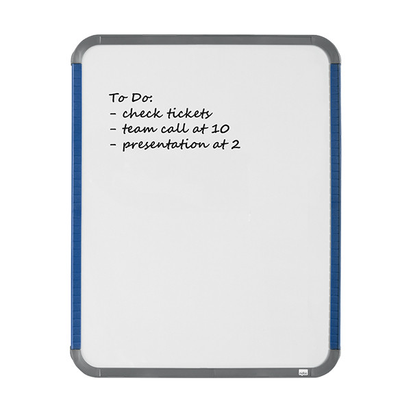 Nobo slimline whiteboard magnetisch gelakt staal 36 x 28 cm wit QB05442ASTD 247142 - 2