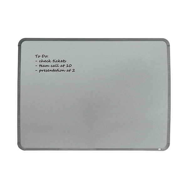 Nobo slimline whiteboard magnetisch gelakt staal 58 x 43 cm zilver QB05742C 247143 - 2