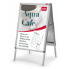 Nobo stoepbord aluminium 70 x 100 cm 1902205 247377