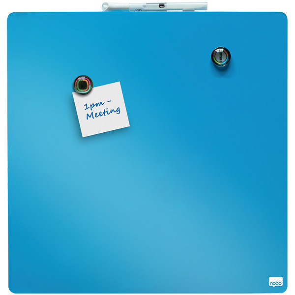 Nobo whiteboard magnetisch gelakt staal 36 x 36 cm blauw 1903873 208163 - 3
