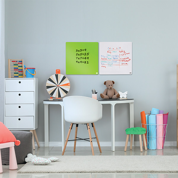 Nobo whiteboard magnetisch gelakt staal 36 x 36 cm groen 1903773 208159 - 4
