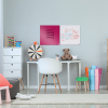 Nobo whiteboard magnetisch gelakt staal 36 x 36 cm roze 1903803 208160 - 4