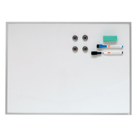 Nobo whiteboard met aluminium lijst 58,5 x 43 cm wit 1903777 208171