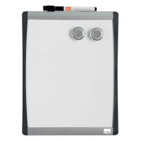 Nobo whiteboard met gewelfde lijst 28 x 21,5 cm wit 1903778 208168