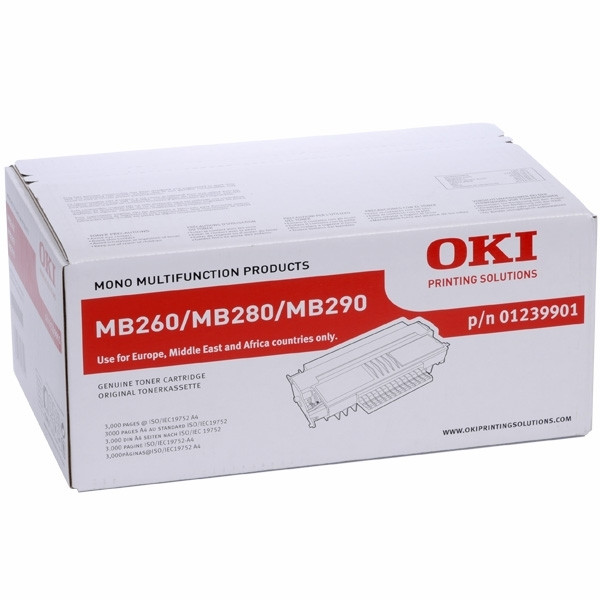 OKI 01239901 toner zwart (origineel) 01239901 036058 - 1