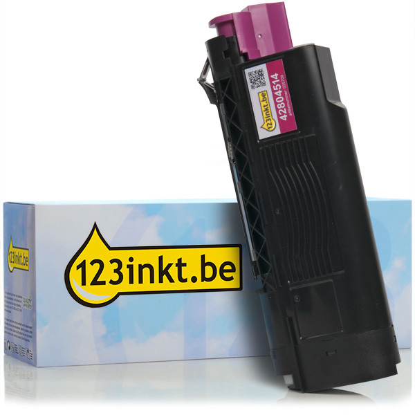 OKI 42804514 toner magenta (123inkt huismerk) 42804514C 035709 - 1