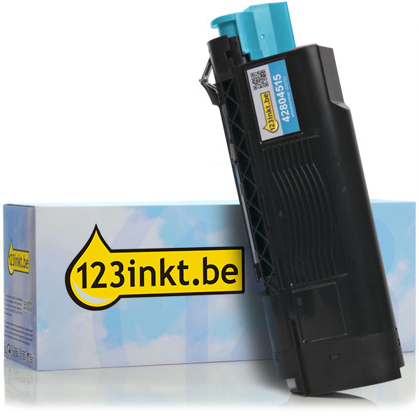 OKI 42804515 toner cyaan (123inkt huismerk) 42804515C 035707 - 1