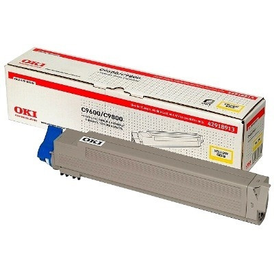 OKI 42918913 toner geel (origineel) 42918913 035788 - 1