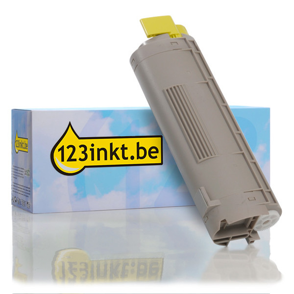 OKI 43324421 toner geel (123inkt huismerk) 43324421C 035851 - 1