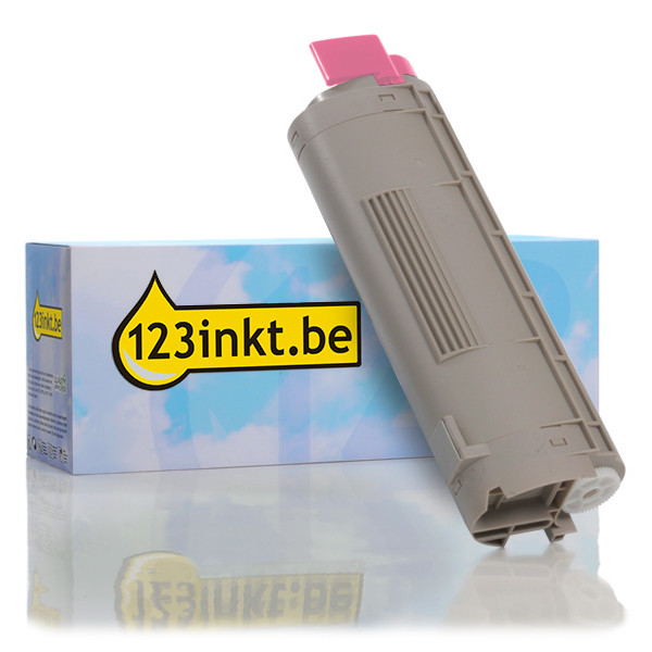 OKI 43324422 toner magenta (123inkt huismerk) 43324422C 035849 - 1