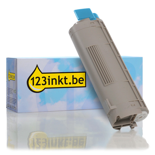 OKI 43324423 toner cyaan (123inkt huismerk) 43324423C 035847 - 1