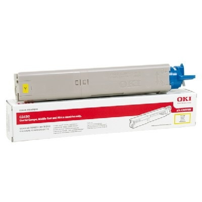 OKI 43459329 toner geel hoge capaciteit (origineel) 43459329 035946 - 1