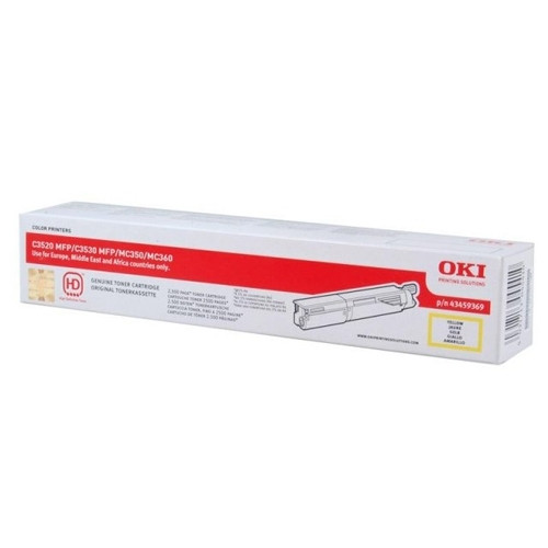 OKI 43459369 toner geel (origineel) 43459369 036066 - 1