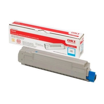 OKI 43487711 toner cyaan (origineel) 43487711 035876 - 1