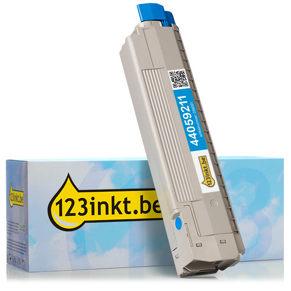 OKI 44059211 toner cyaan (123inkt huismerk) 44059211C 036051 - 1