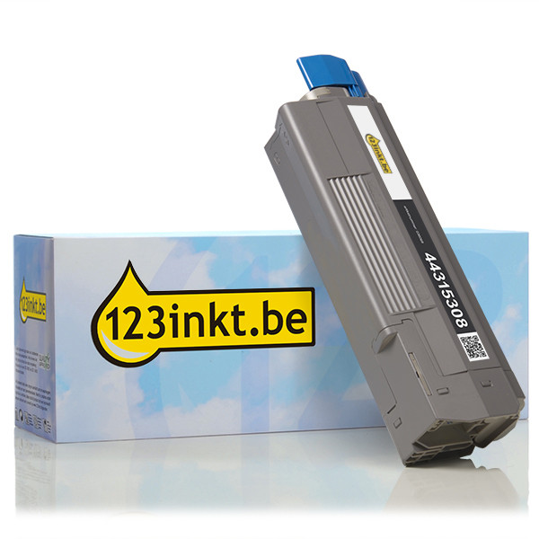 OKI 44315308 toner zwart (123inkt huismerk) 44315308C 036069 - 1