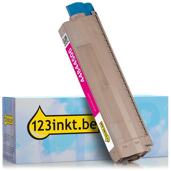 OKI 44844506 toner magenta (123inkt huismerk) 44844506C 042633 - 1